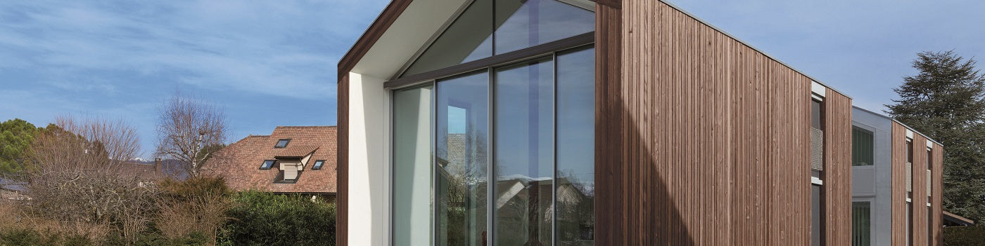 Senkrechte Holzfassade Beispielbild, Objekt