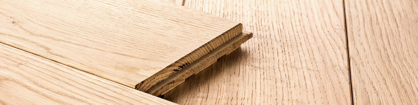 Massivholzdiele Eiche mit Nut und Feder
