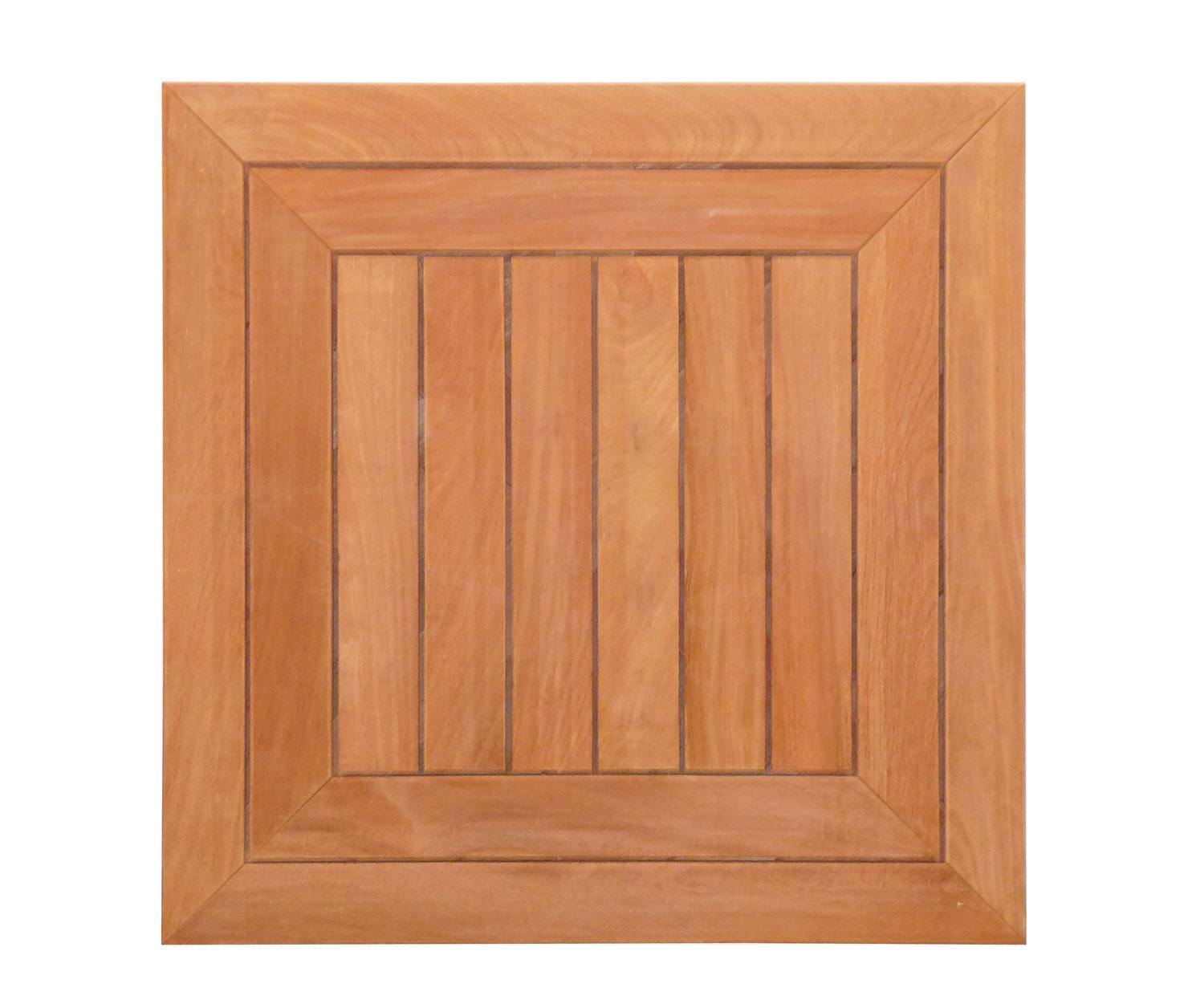 Cumaru Holzfliese 100 x 100cm, Doppelfries 38mm, Kasettenfliese