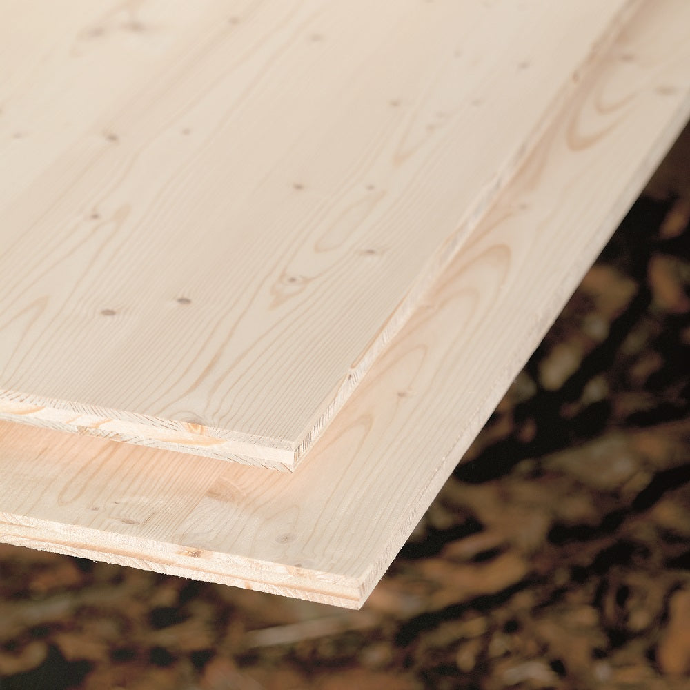 Fichte 3-Schichtplatte B/C Stumpf 1250x5000 mm