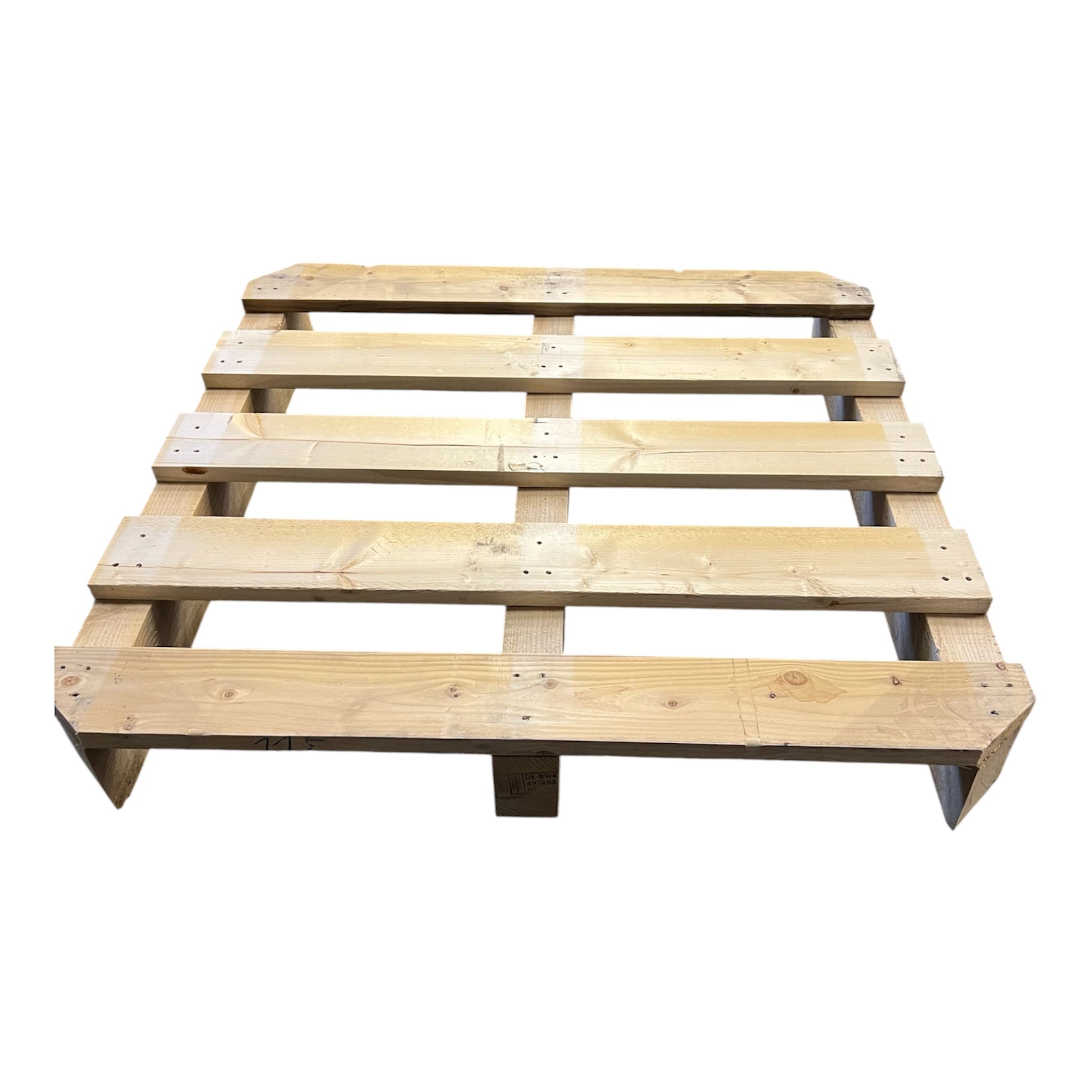 Einwegpalette aus Massivholz 115 x 115 cm – Robust & IPPC-zertifiziert