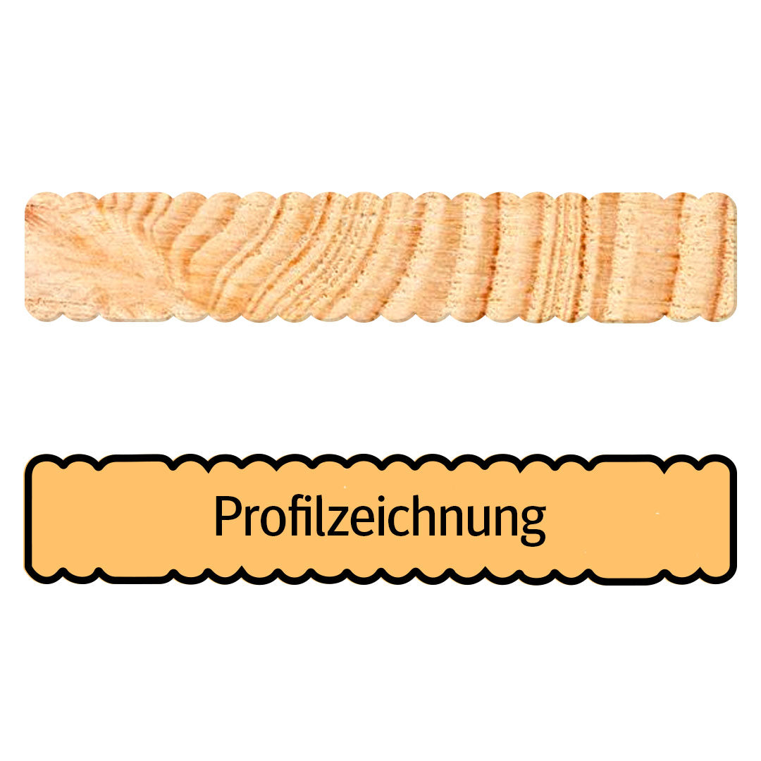 Ceko Fux Douglasie Profilzeichnung 26x140mm