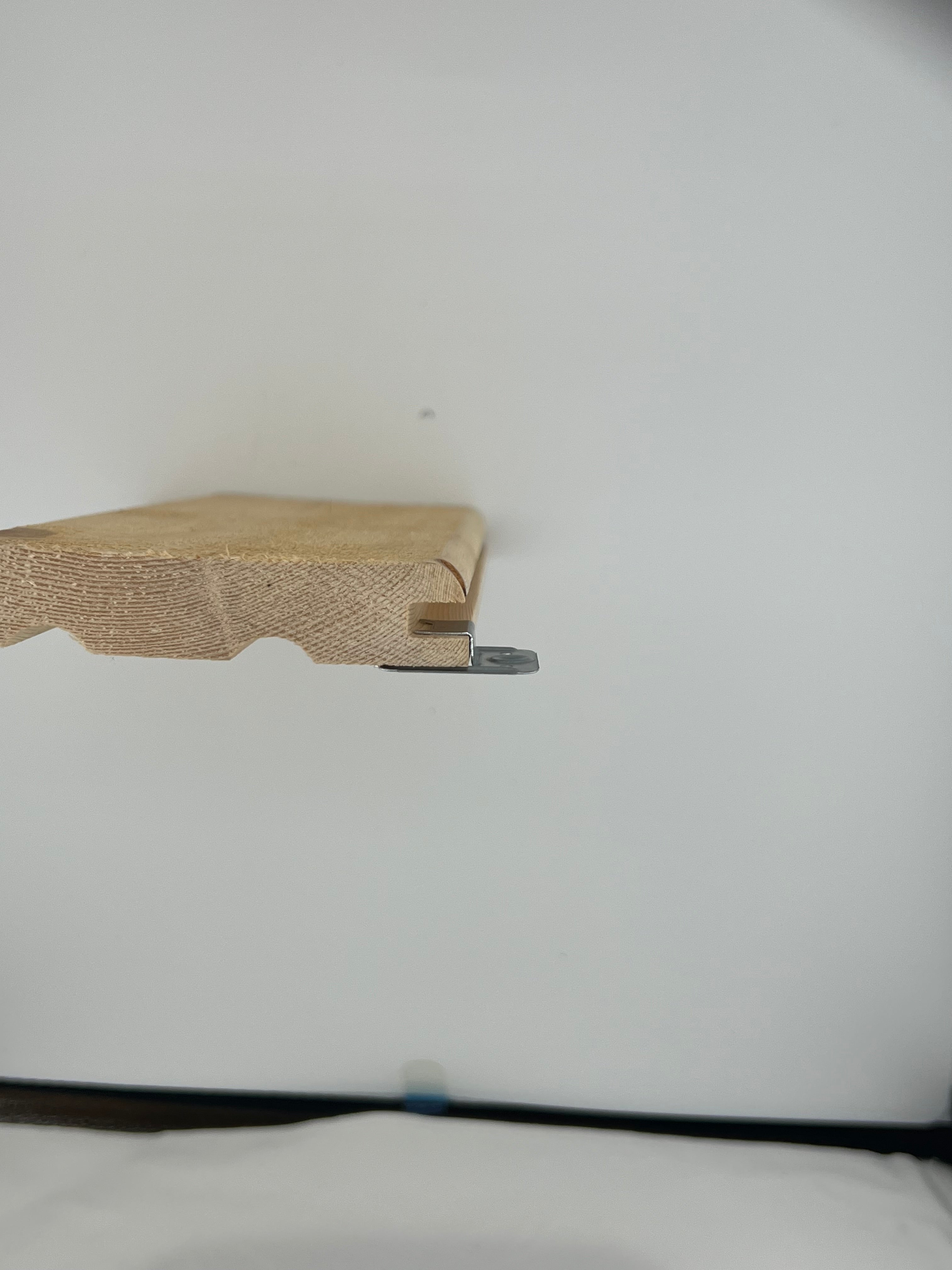 Schraubkrallen von Früh – Unsichtbare Befestigung für Profilhölzer (100 Stück, inkl. Schrauben, Stahl verzinkt)