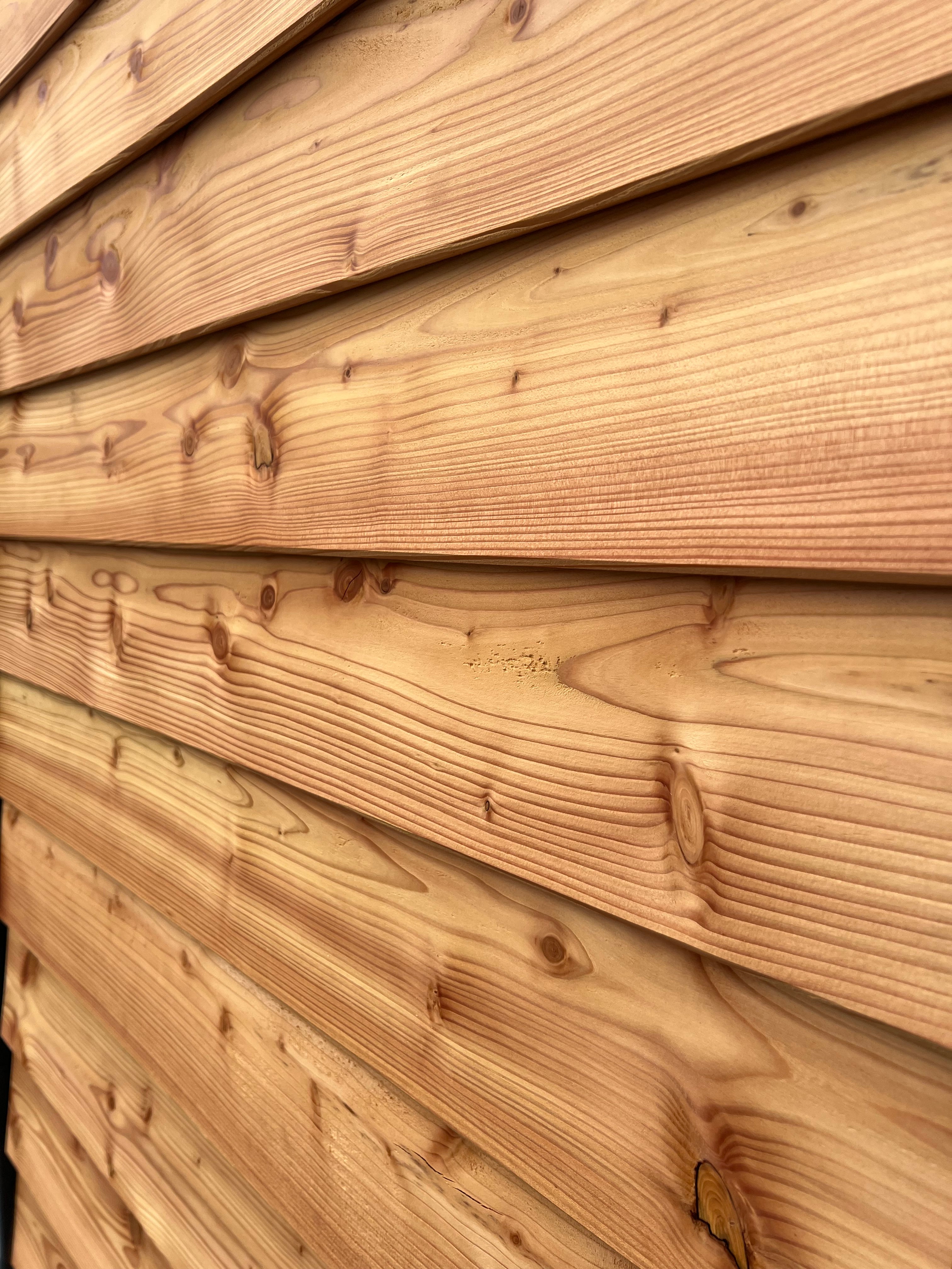 Keilstülpprofil europäische Lärche 26×146 mm