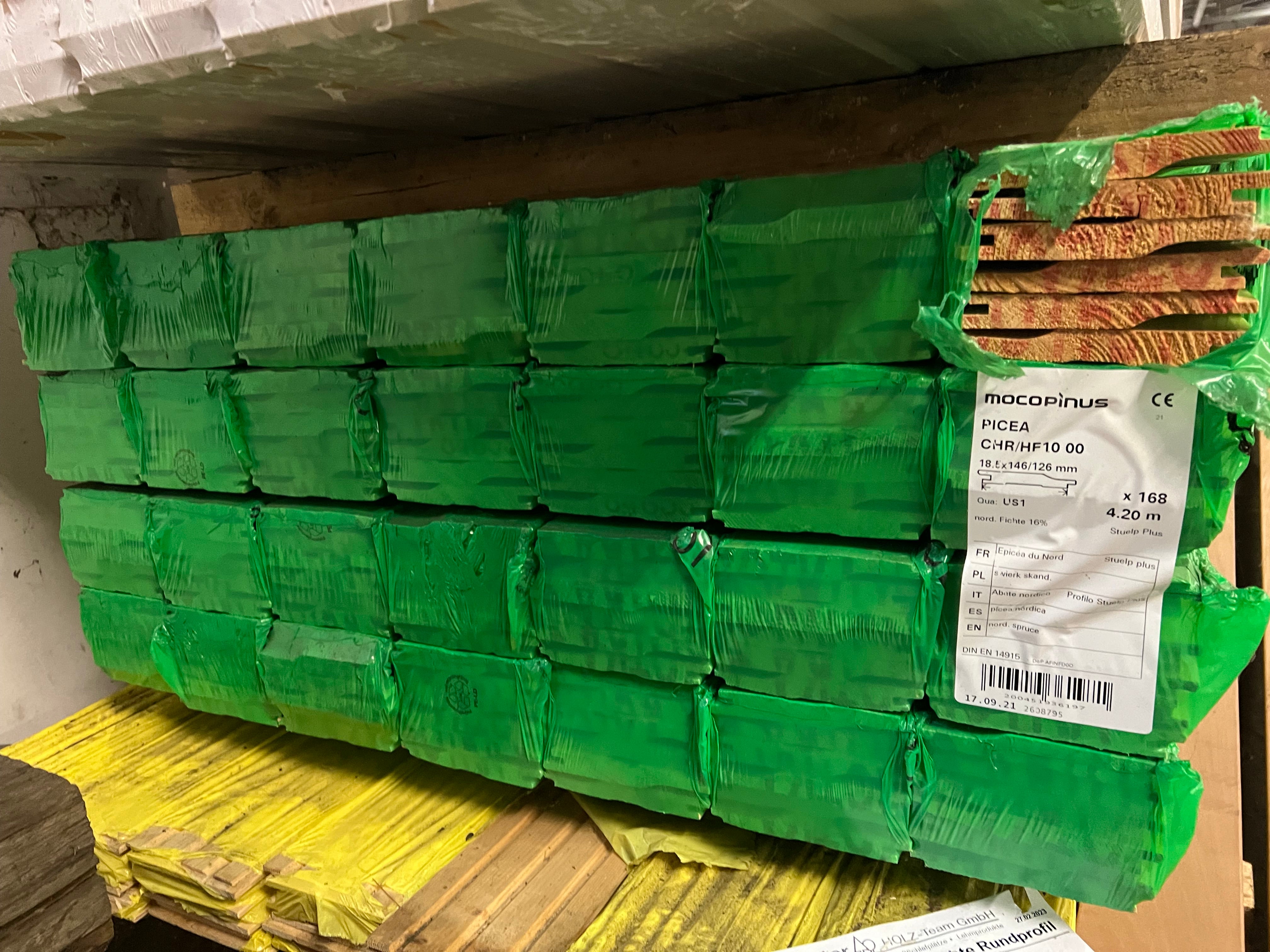 Fassadenbrett Stülp Plus 18,5x146mm aus nord. Fichte