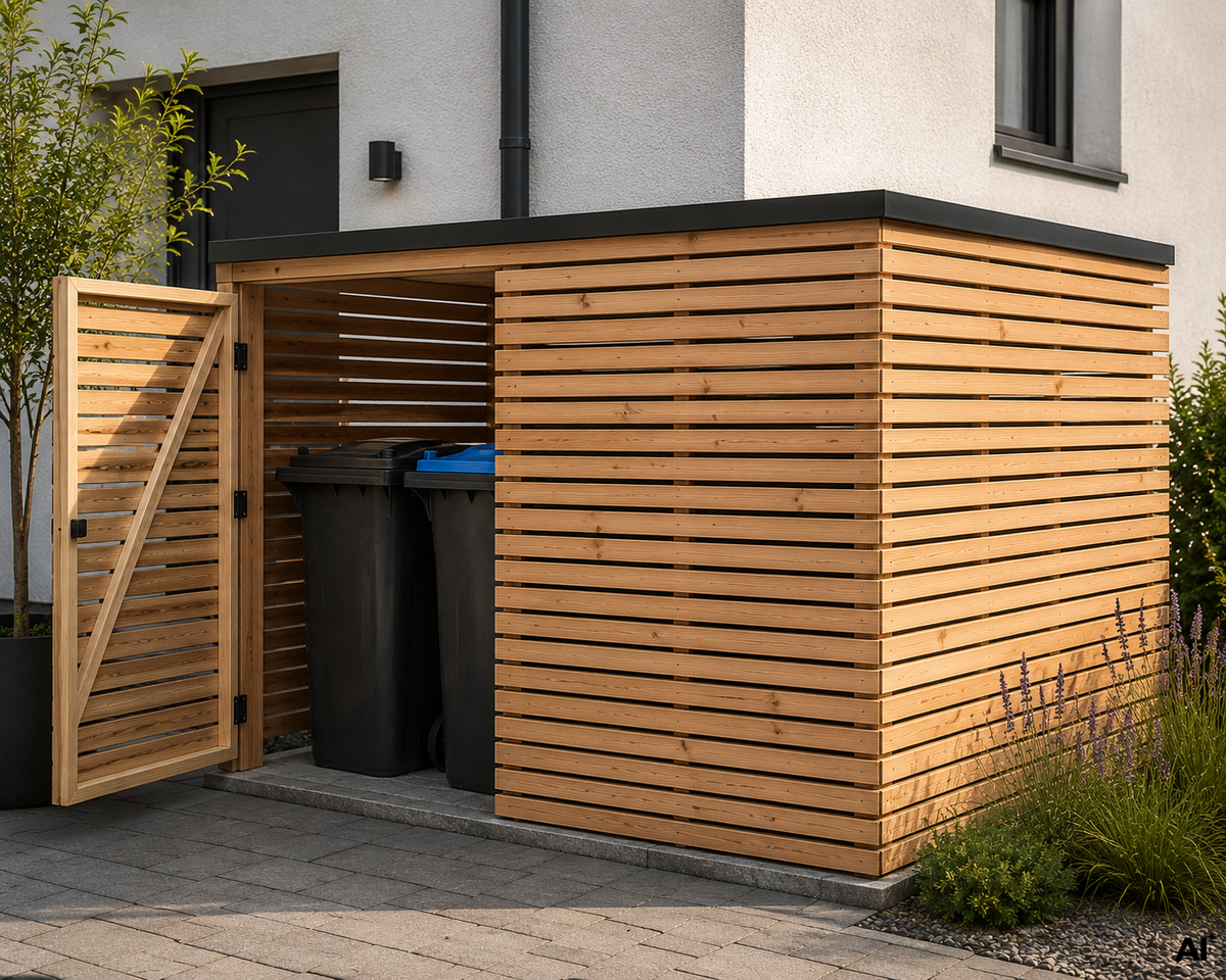 Rhombusleisten Lärche 28 x 68 mm – Die moderne, offene Fassadenschalung