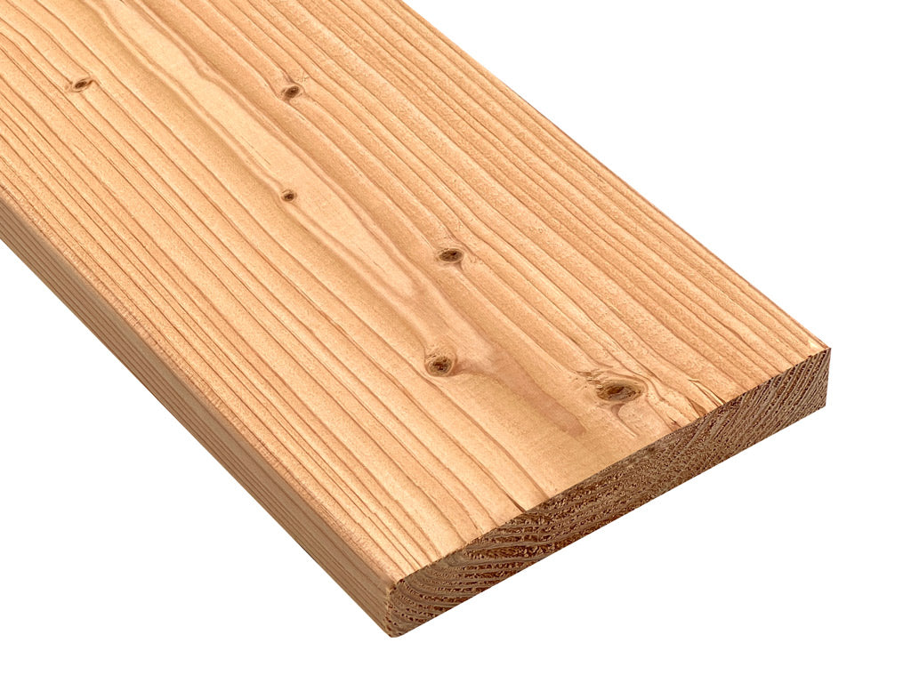 Terassenbretter Douglasie 26x140mm - Oberfläche glatt