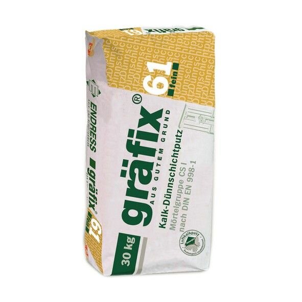Gräfix 61 Fein – Kalk-Feinputz, Sack´s 30 kg