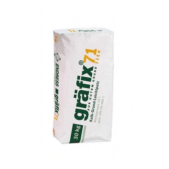 Gräfix 71 lite – Kalk-Leichtputz, Sack á 30 Kg
