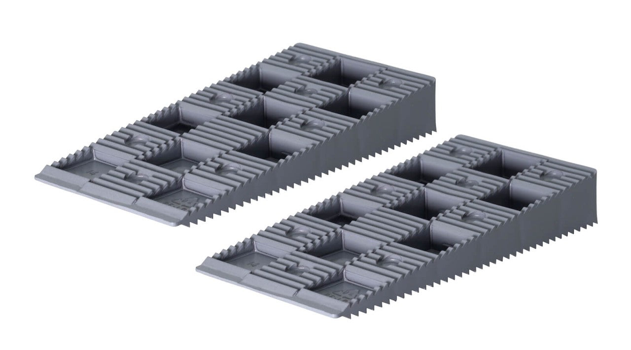 Einzelbilder Trigo Justierkeile 14–22 mm präziser Niveauausgleich bei Terrassen