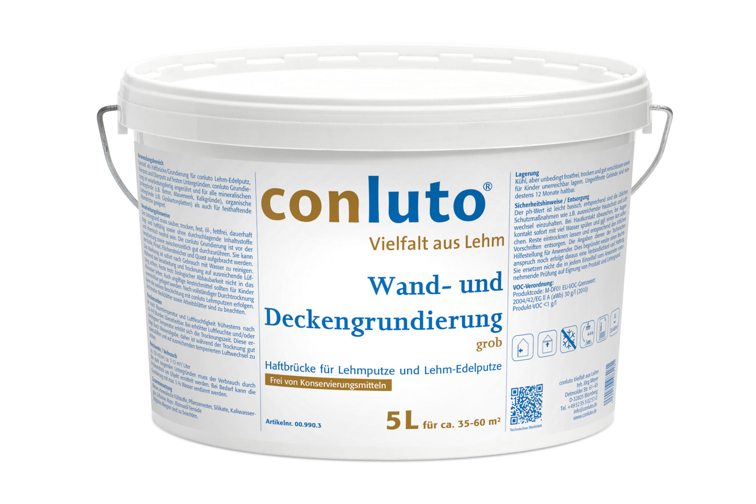 Lehm Wand- und Deckengrundierung