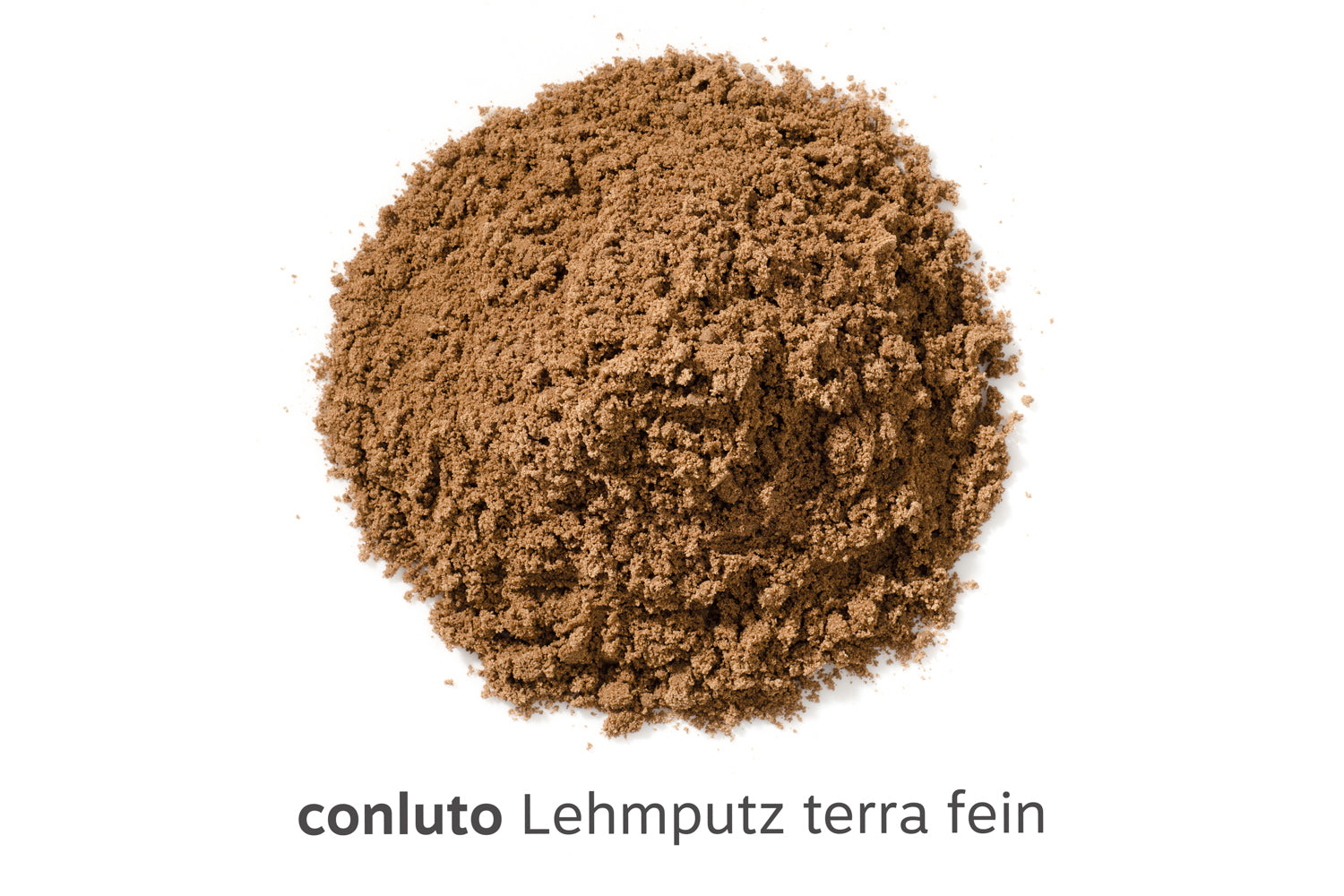 Terra fein – Feiner rein mineralischer Lehmputz für glatte, gesunde Innenwandflächen, Pulver