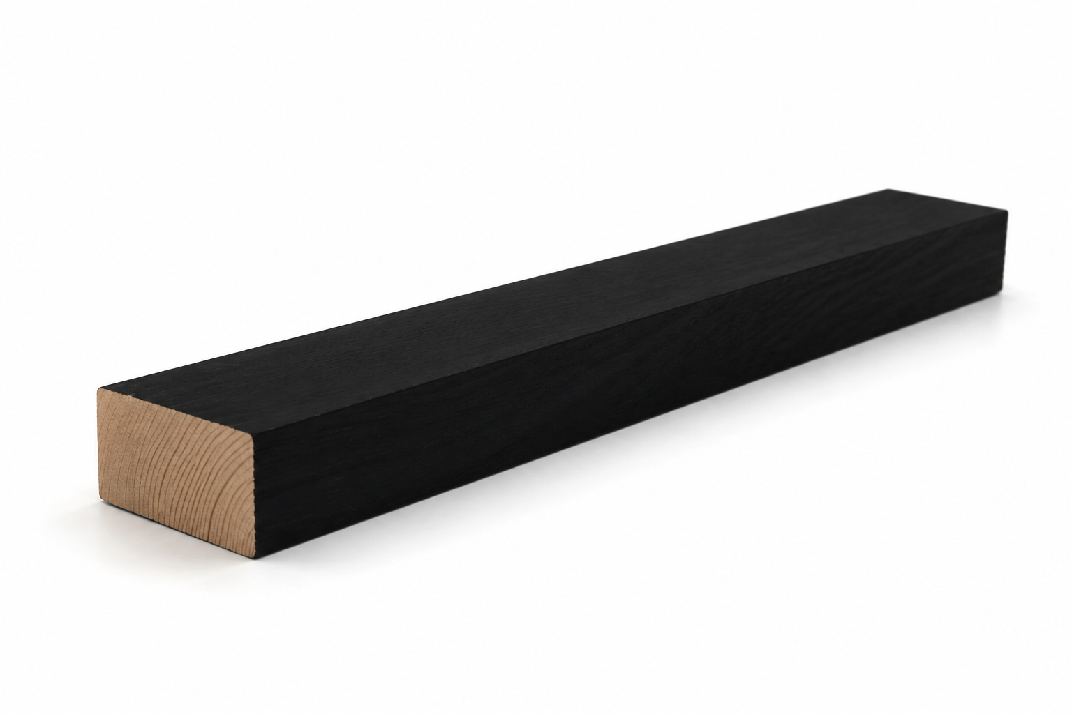 Fichte-Unterkonstruktion 40 × 60 mm – schwarz für offene Fassaden