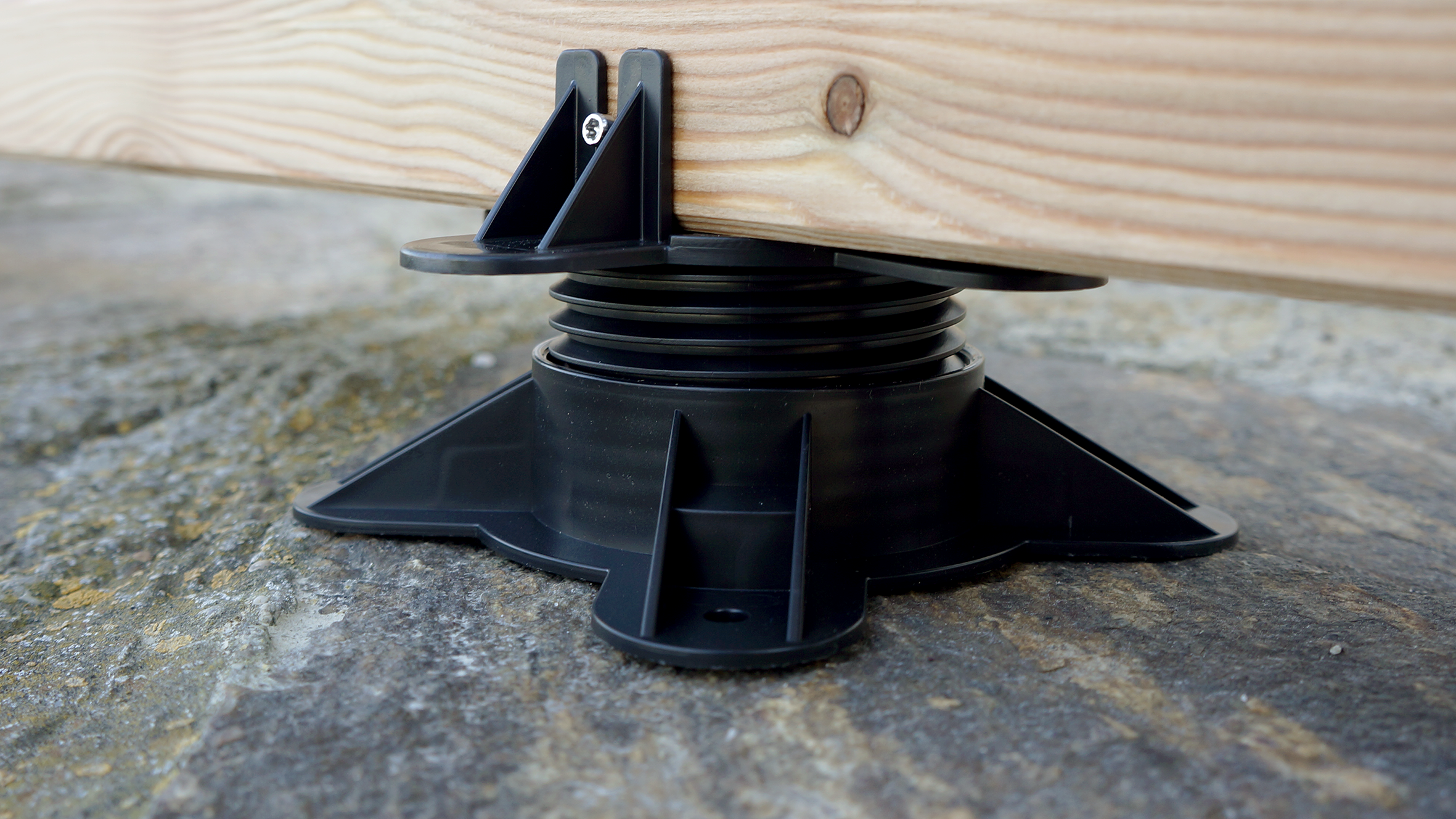 Terrassenfuß Lifto 35–55 mm – höhenverstellbarer Auflagefuß für Terrassen