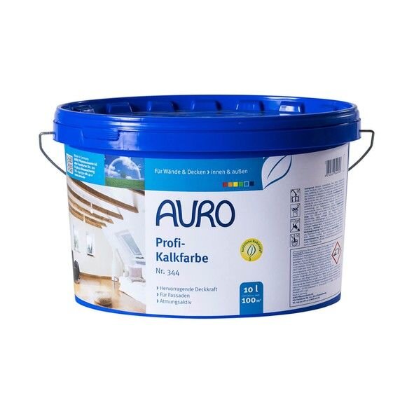 AURO Profi-Kalkfarbe Nr. 344 10 Liter Eimer