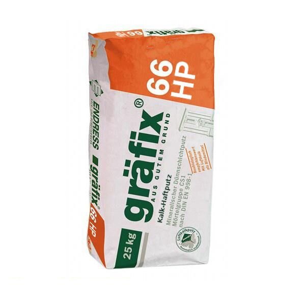 Gräfix 66 HP – Kalk-Haftputz, Sack á 30 Kg