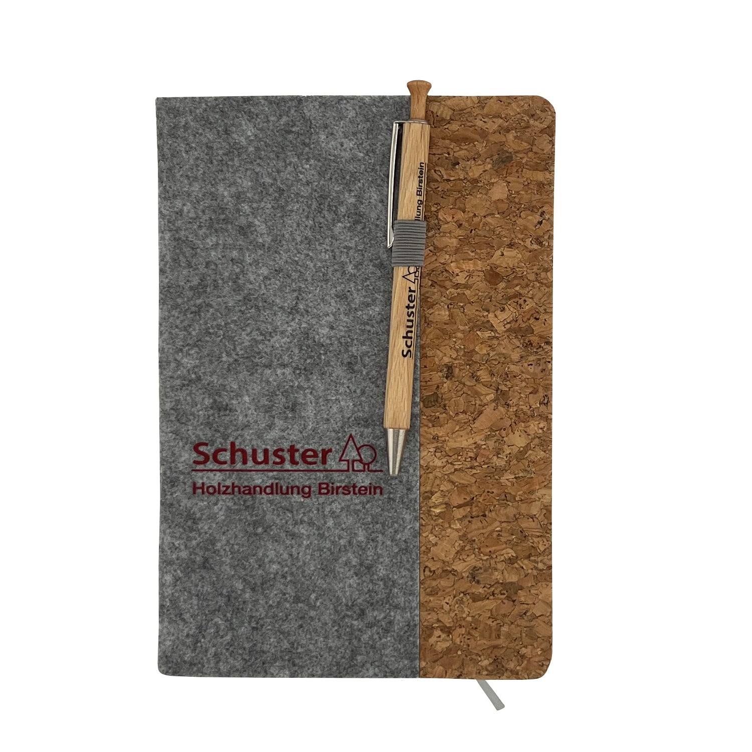 Notizbuch mit Kugelschreiber